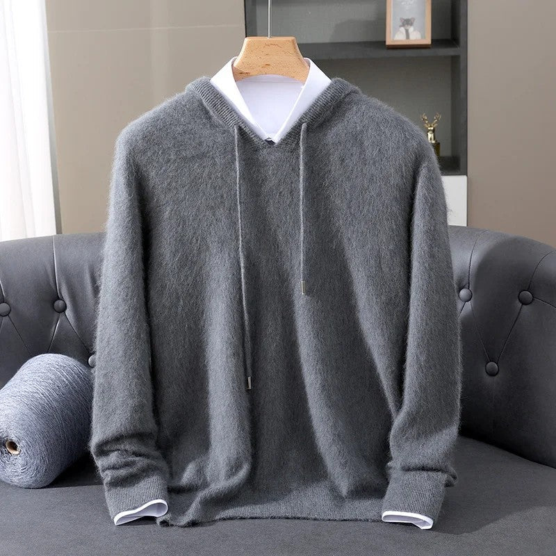Fynch - Sweat à Capuche en Maille Avec Cordon de Serrage et Poignets Côtelés