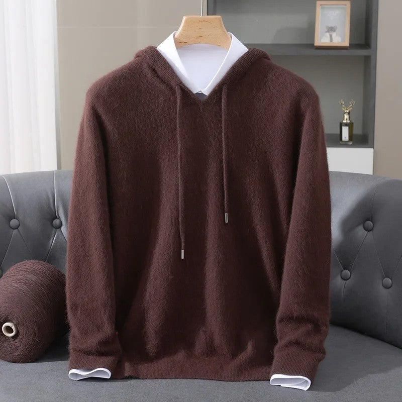 Fynch - Sweat à Capuche en Maille Avec Cordon de Serrage et Poignets Côtelés