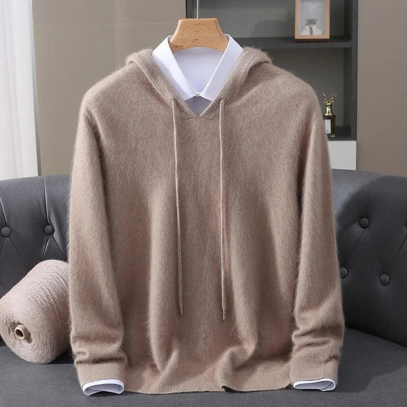 Fynch - Sweat à Capuche en Maille Avec Cordon de Serrage et Poignets Côtelés