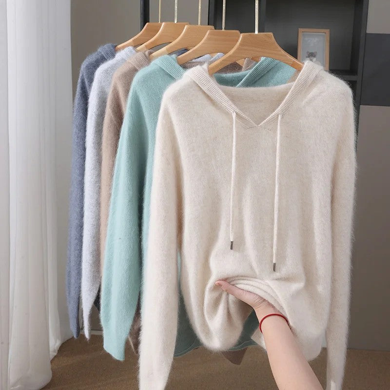 Fynch - Sweat à Capuche en Maille Avec Cordon de Serrage et Poignets Côtelés