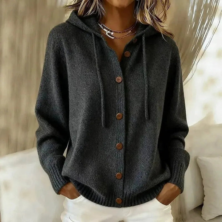 Hassiba - Cardigan À Capuche Douillet
