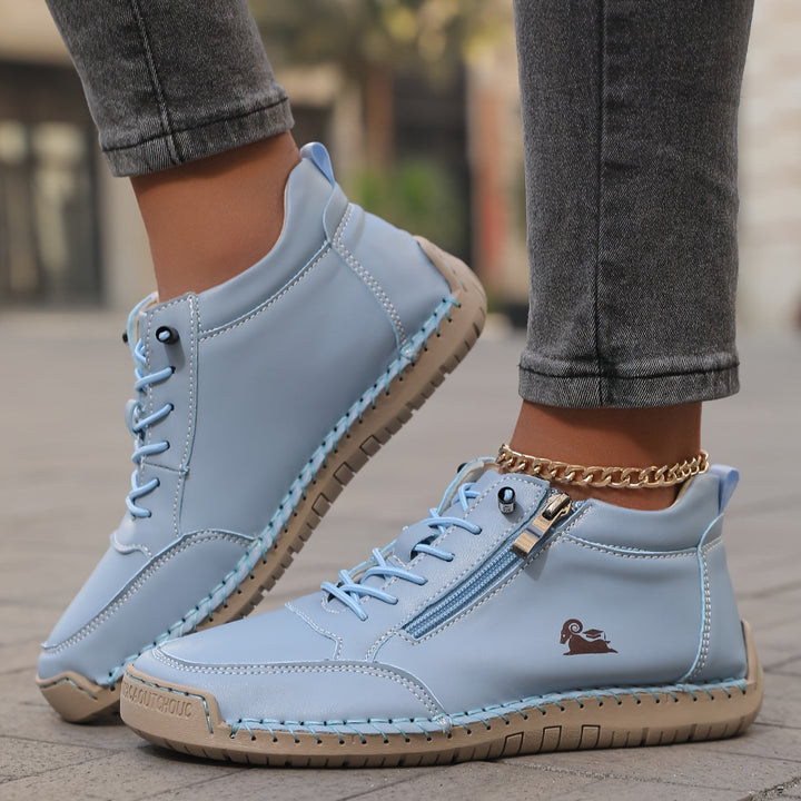 Schreiner - Baskets à Lacets et Fermeture éclair Avec Coutures Contrastées