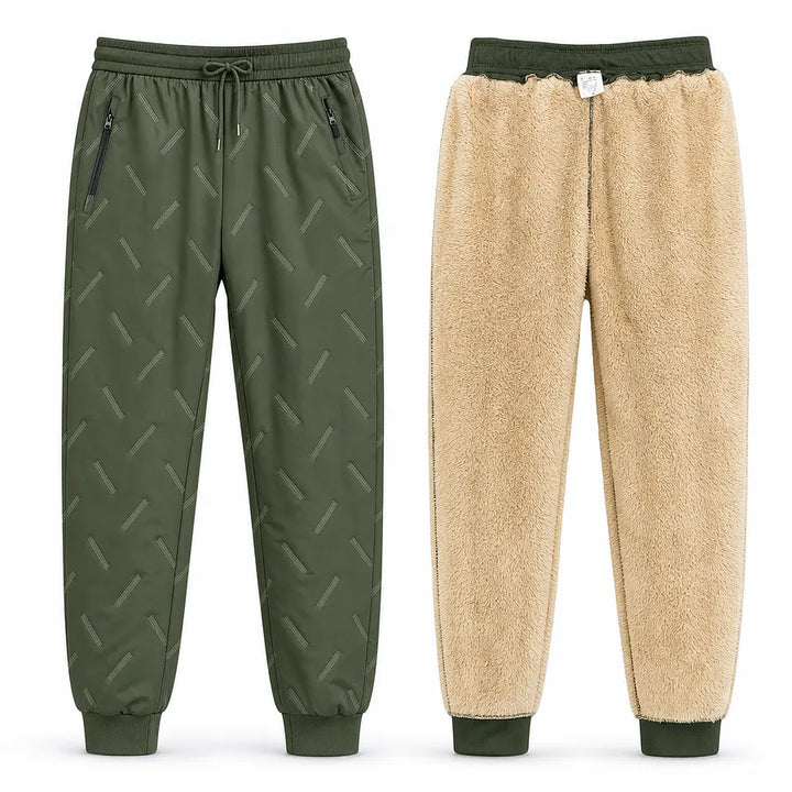 Kervina - Pantalon De Sport Coupe Ample Avec Doublure en Sherpa