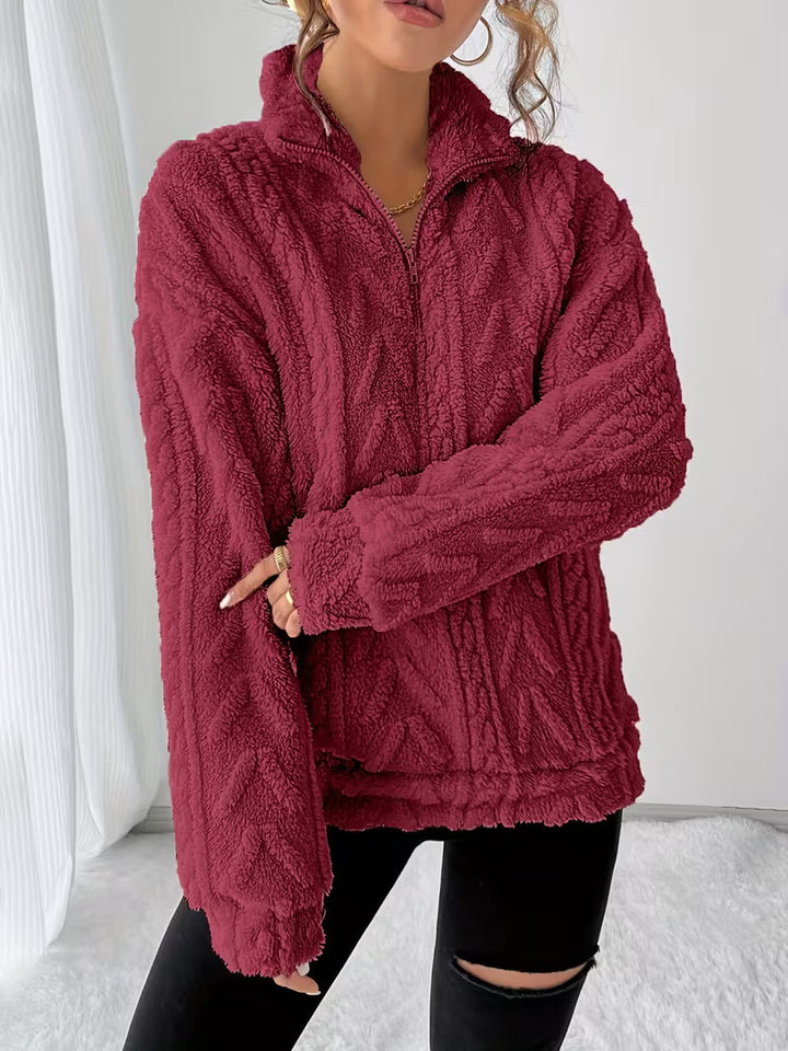 Nessia - Sweat-Chemise Polaire Chaud Et Polyvalent