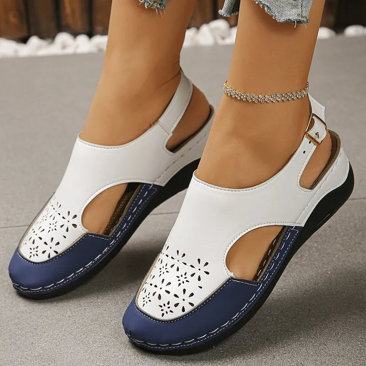 Anesa - Sandales Orthopédiques à Talon Compensé