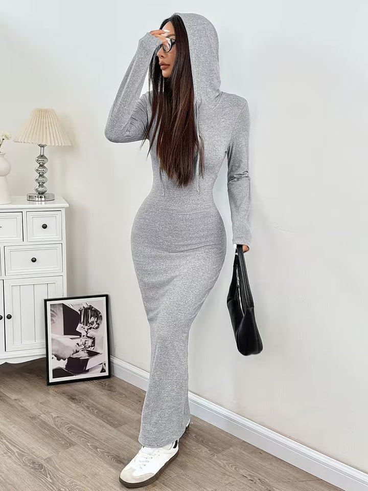 Dahye - Robe Longue À Manches Longues Et Capuche