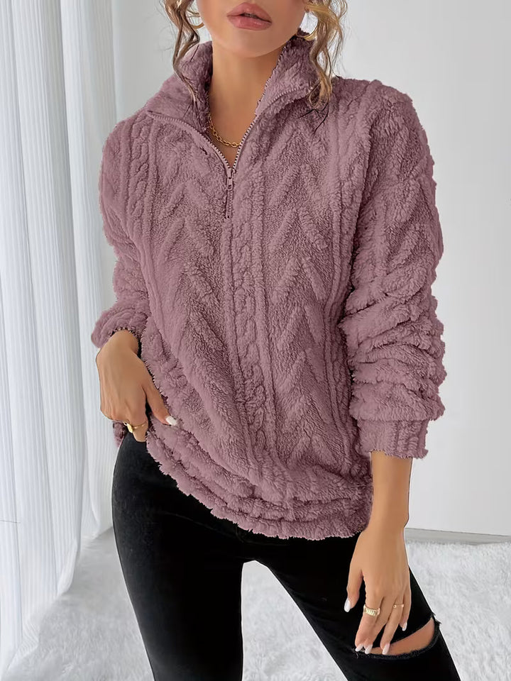 Nessia - Sweat-Chemise Polaire Chaud Et Polyvalent
