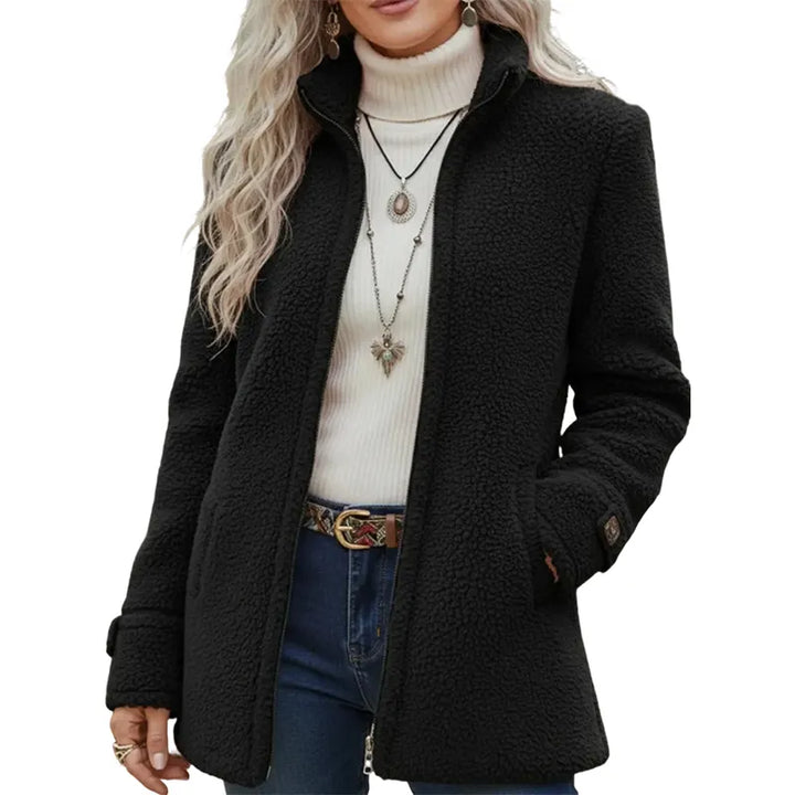Elanne - Veste Décontractée À Col Montant