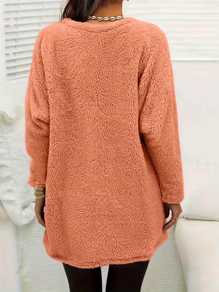 Zibija - Sweat-Shirt en Polaire Avec Imprimé Pissenlit