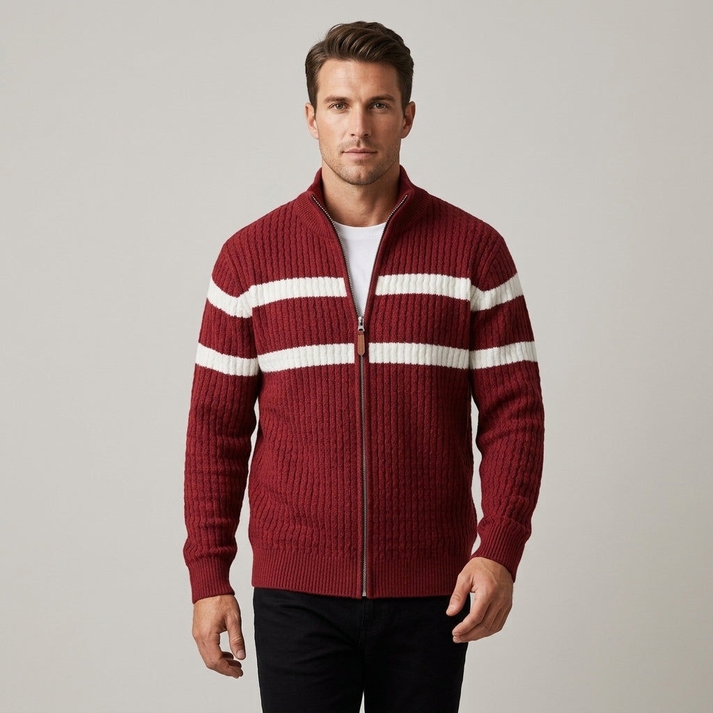 Loick - Cardigan En Maille à Manches Longues
