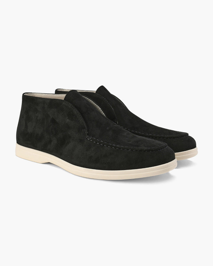 Keynes - High Suede Slippers