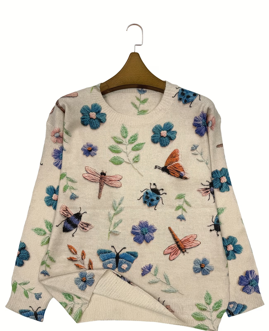 Lesa - Maglione Con Stampa Floreale E Di Insetti