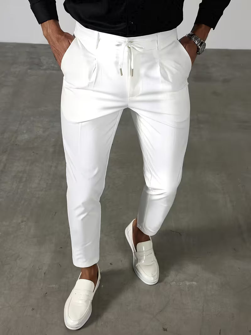 Krsto - Pantalon Haut De Gamme À Ceinture Élastique