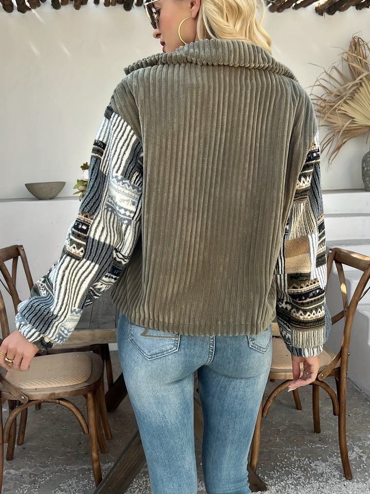 Rydia - Veste Boutonnée À Manches Longues Et Col À Revers
