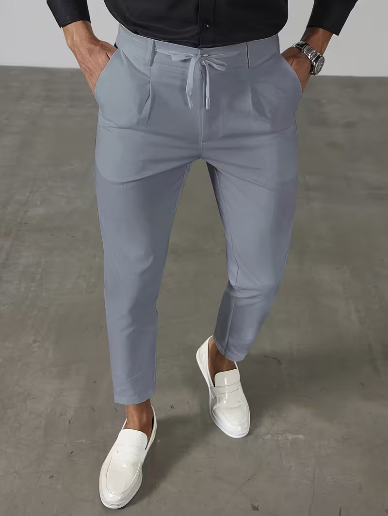 Krsto - Pantalon Haut De Gamme À Ceinture Élastique
