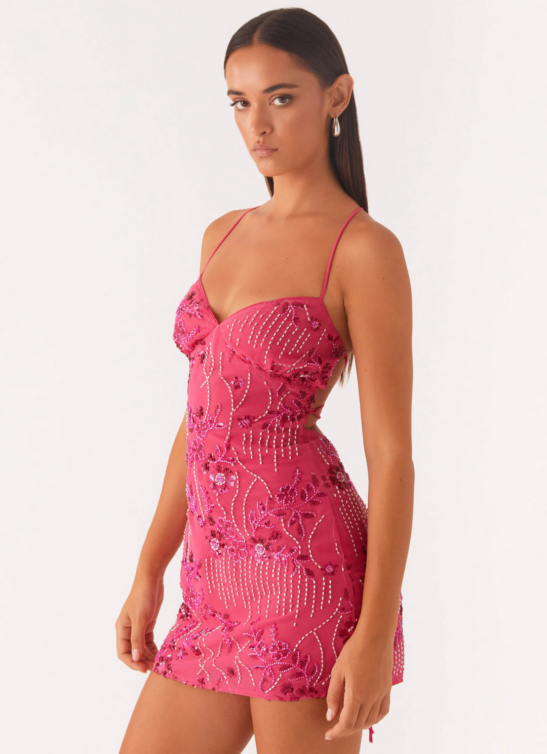Kylina - Robe Bustier à Paillettes