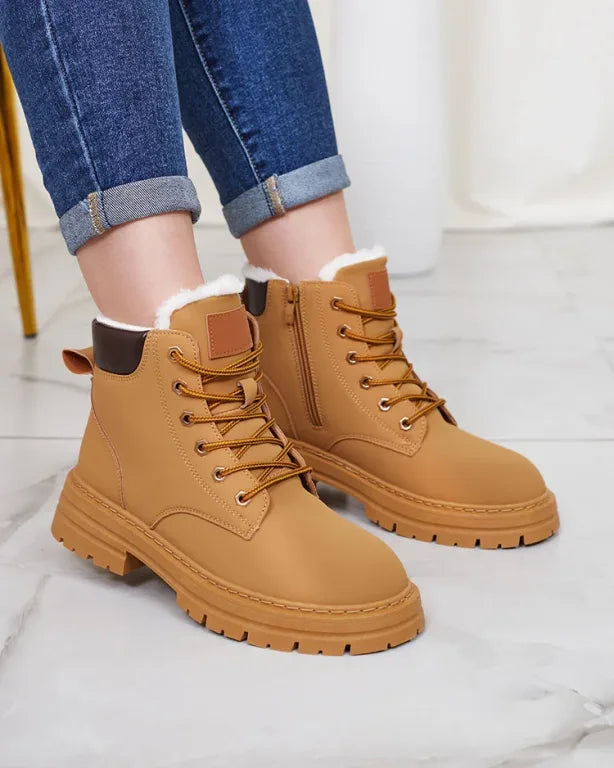 Alosia - Bottines à Lacets et Semelles épaisses