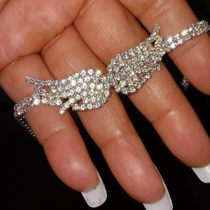Birina - Bracelet De Cheville « Ailes D'ange » Réglable
