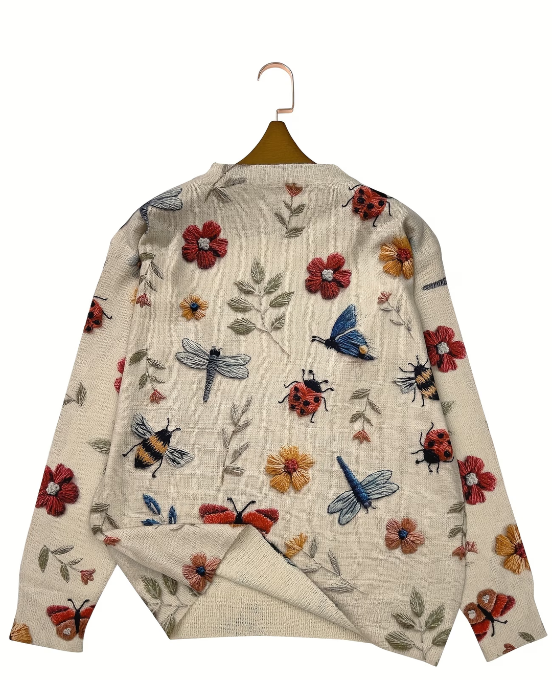 Lesa - Maglione Con Stampa Floreale E Di Insetti