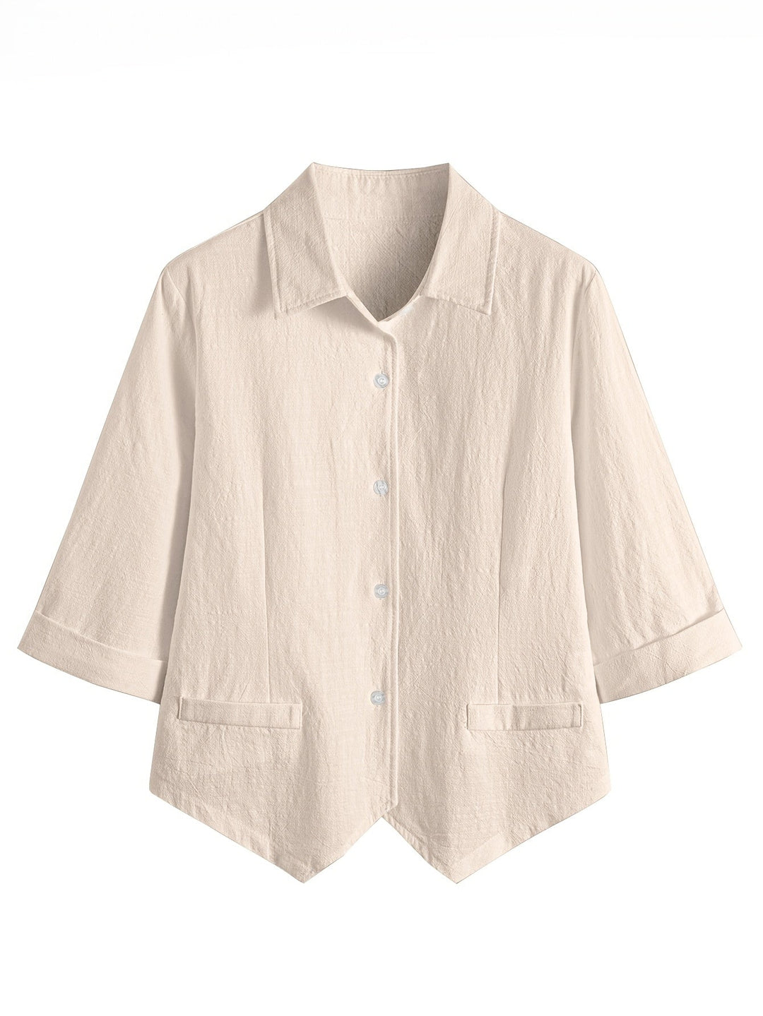 Maihuong - Chemise Ample À Col Ouvert Et Manches Courtes
