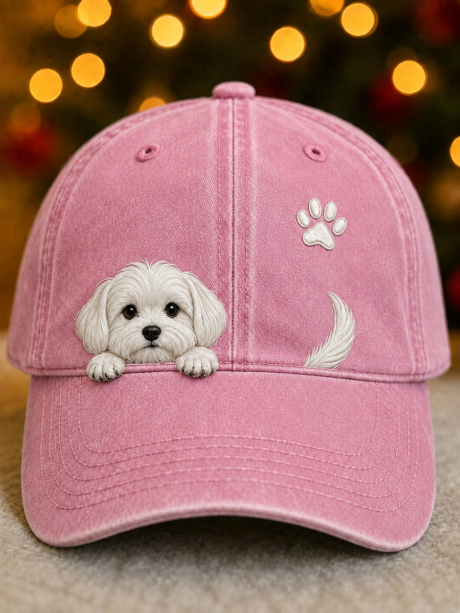 Pawlina - Casquette Ajustable Avec Motif De Chien Mignon