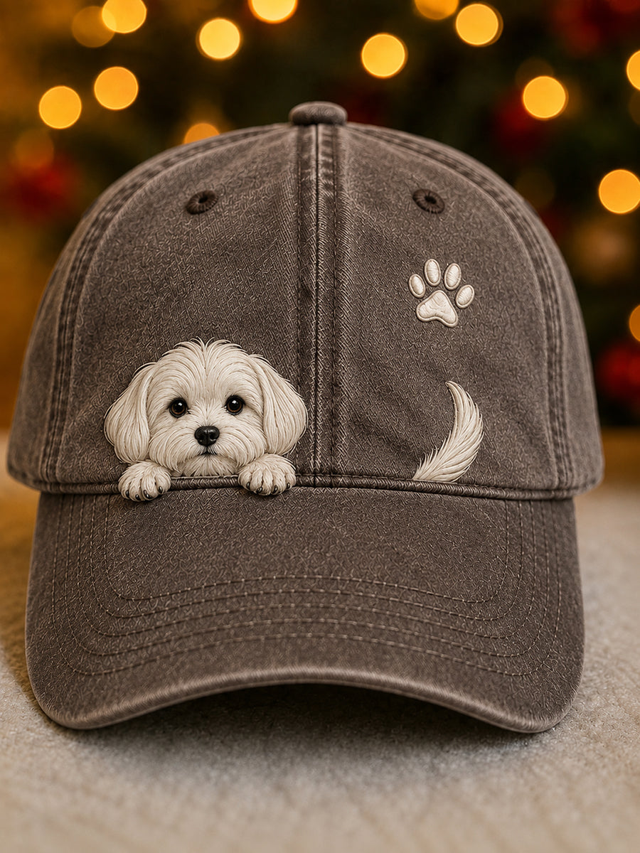 Pawlina - Casquette Ajustable Avec Motif De Chien Mignon