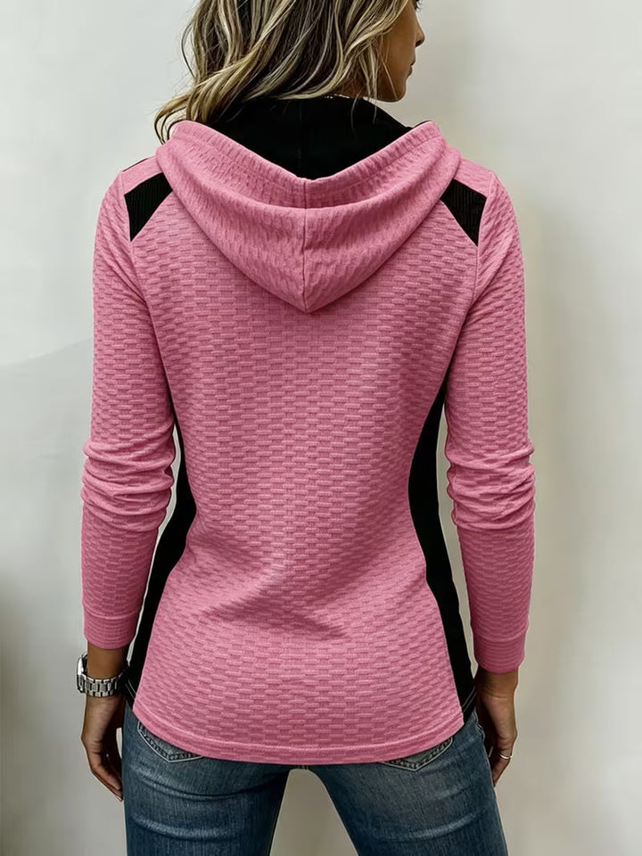 Leinea - Sweat À Capuche Texturé À Blocs De Couleur
