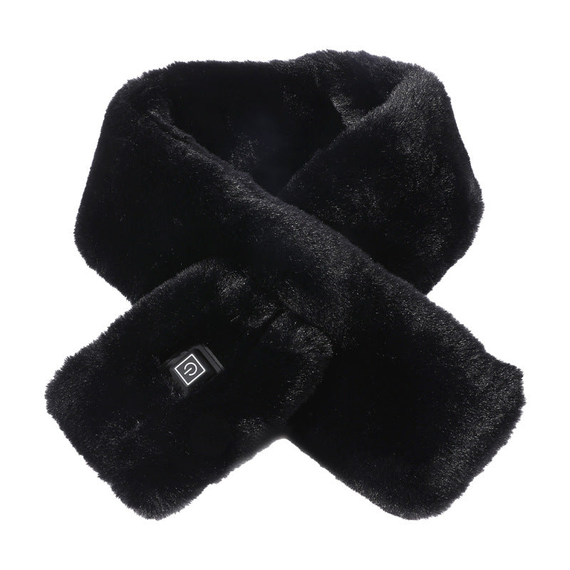 Zobia - Écharpe en Peluche Chauffante