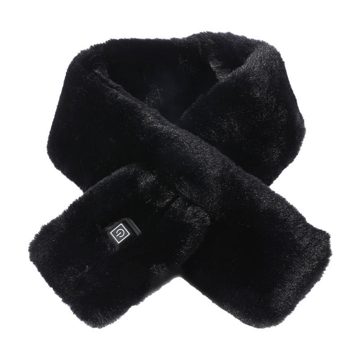 Zobia - Écharpe en Peluche Chauffante