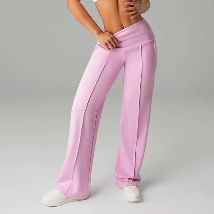 Alimatou - Pantalon Droit À Jambes Larges