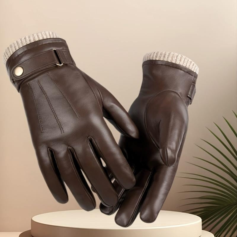Matheo - Gants D'hiver en Cuir Thermiques