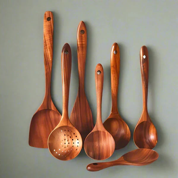 TeakCraft - Set De Cuisine en Teck