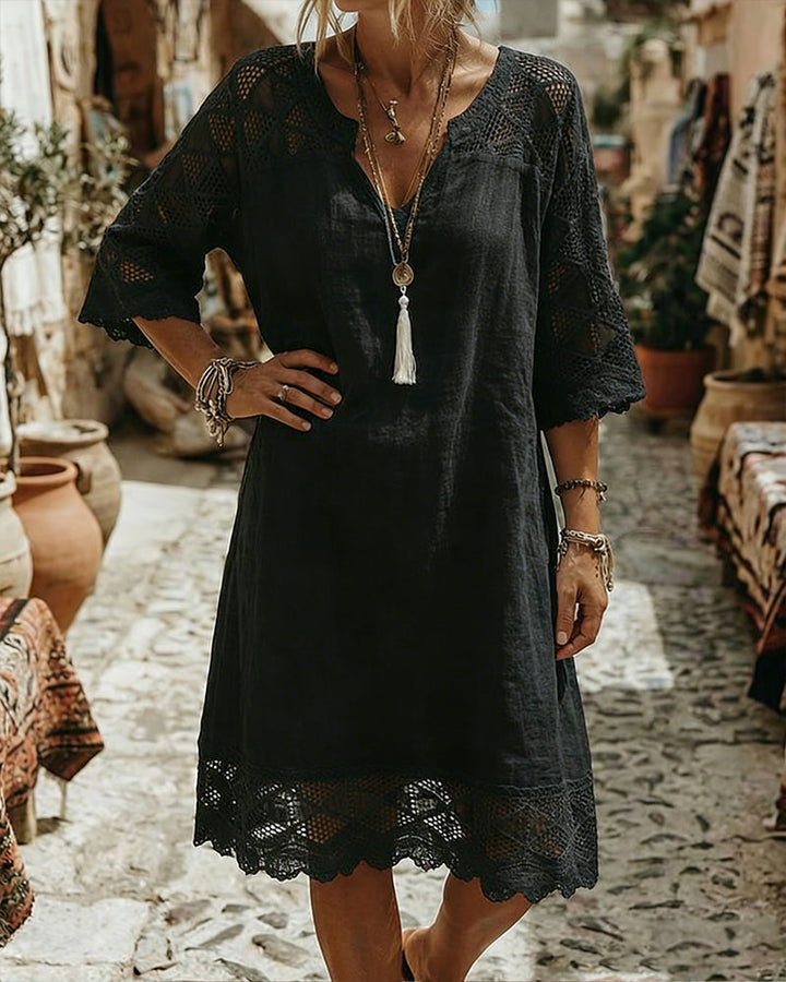 Kilina - Robe En Dentelle à Col En V
