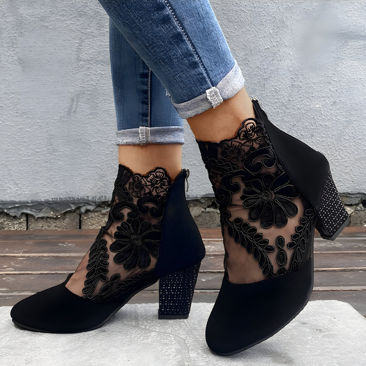 Elizaveta - Chaussures Orthopédiques à Motifs Floraux