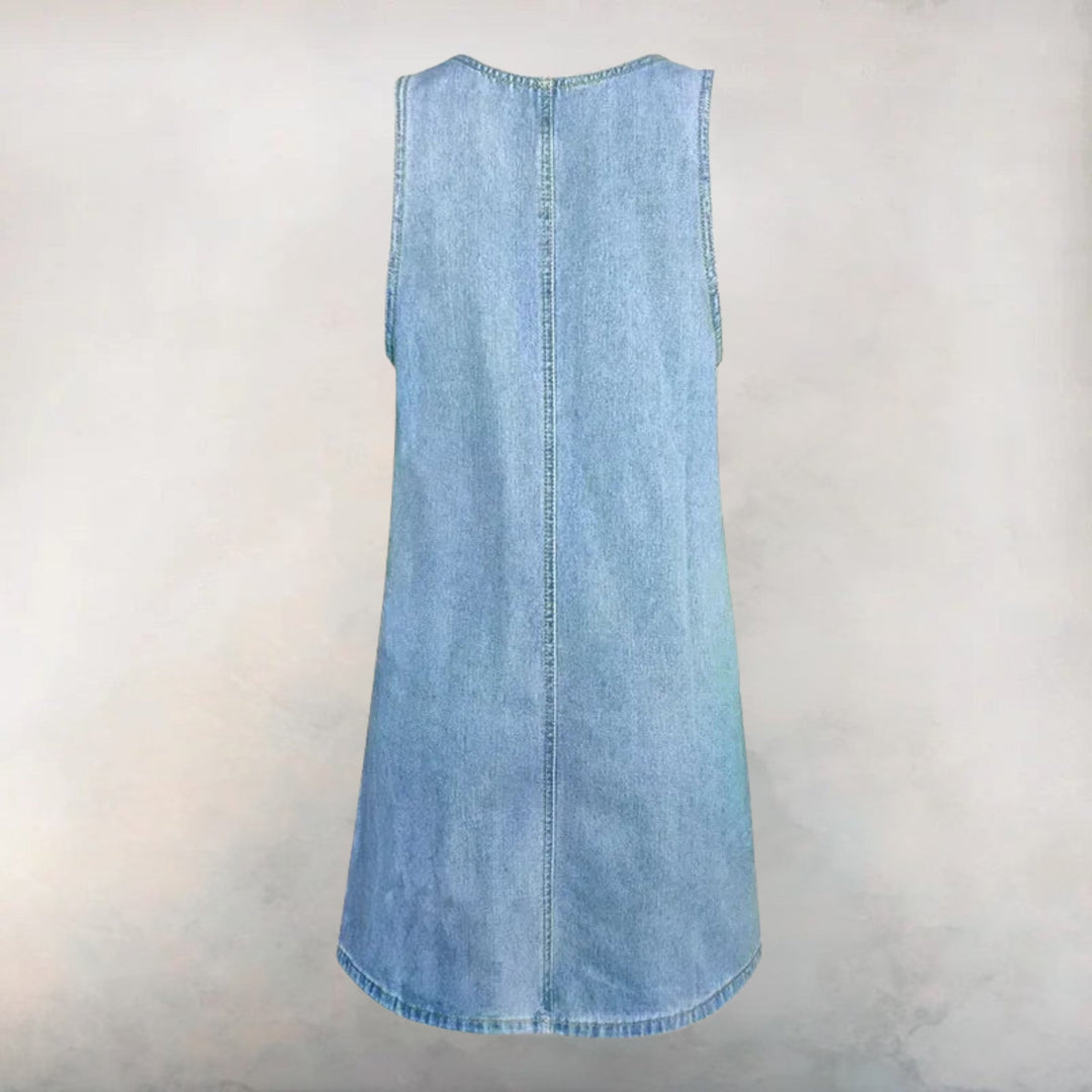 Lucelia - Robe en Denim Légère Et Sans Manches
