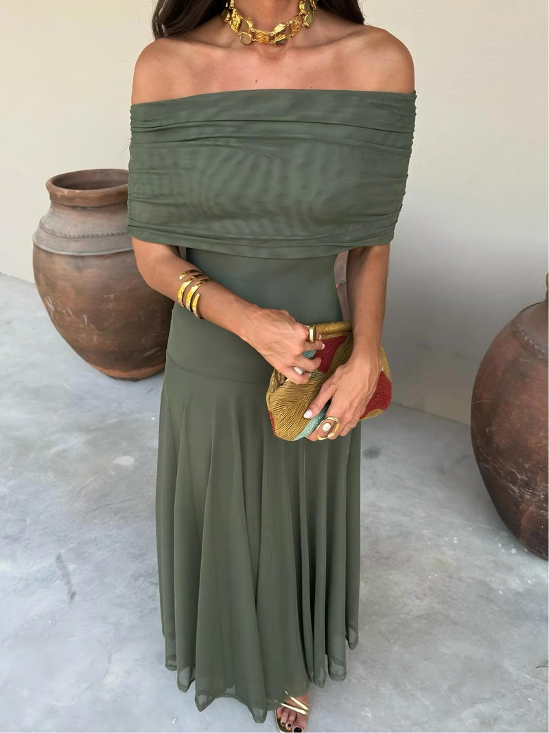 Dainia - Robe Longue Asymétrique en Maille