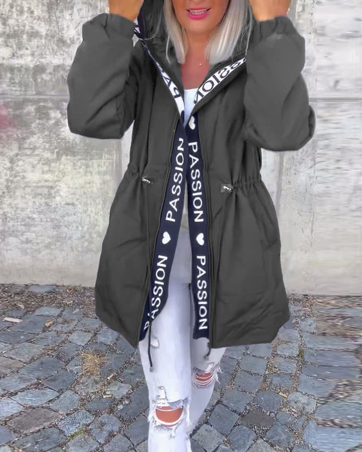 Neubauer - Trench Coat Long à Capuche
