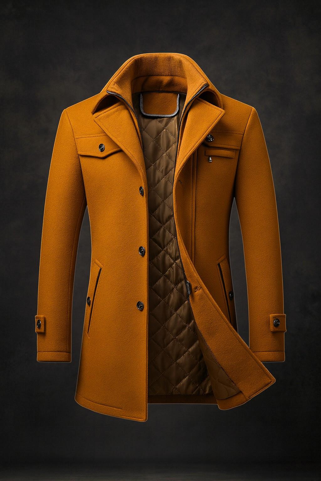Edoardo - Manteau en Laine à Boutons