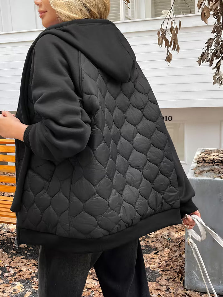 Adriyan - Veste à Manches Longues Avec Empiècements Matelassés