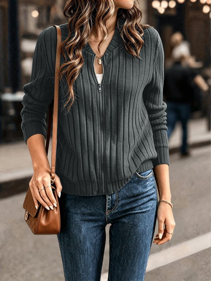 Nalia - Veste en Maille À Manche Unique
