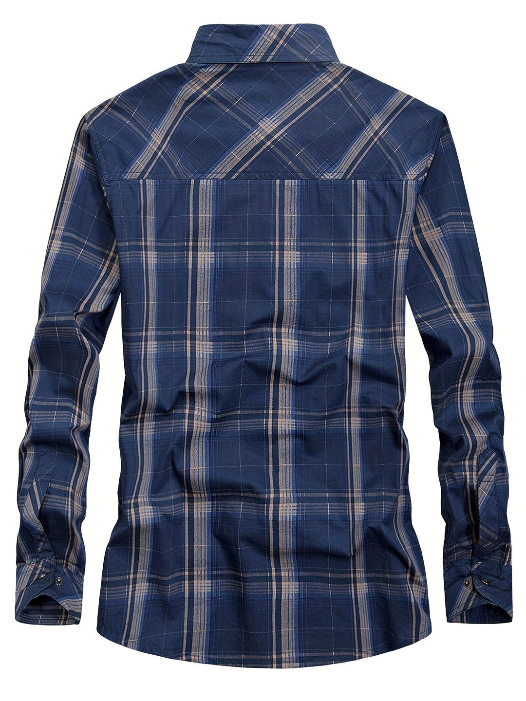 Thimos - Chemise à Manches Longues à Carreaux Avec Plusieurs Poches