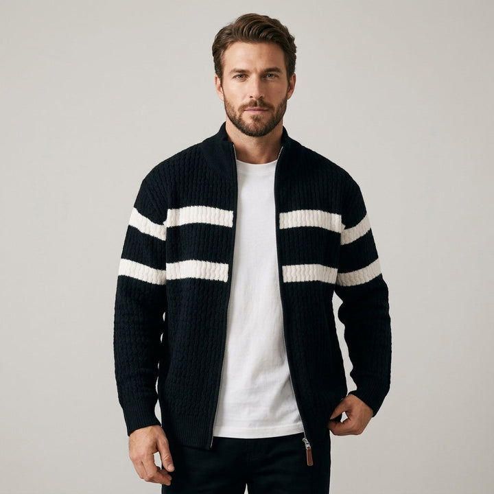 Loick - Cardigan En Maille à Manches Longues