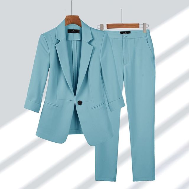 Viktoriya - Ensemble Deux Pièces Composé D'un Blazer Et D'un Pantalon