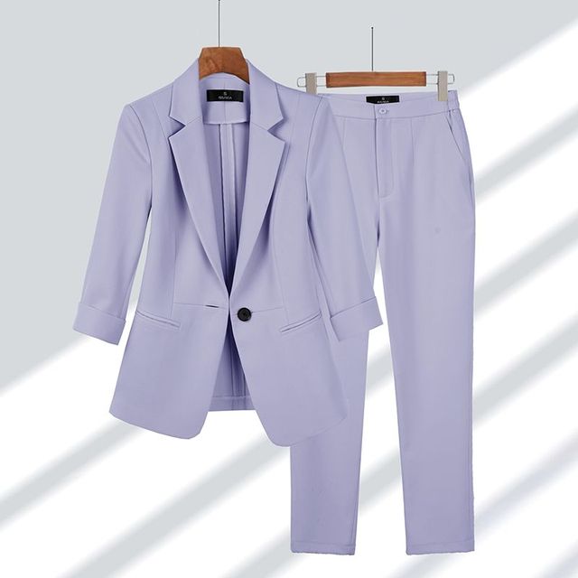 Viktoriya - Ensemble Deux Pièces Composé D'un Blazer Et D'un Pantalon