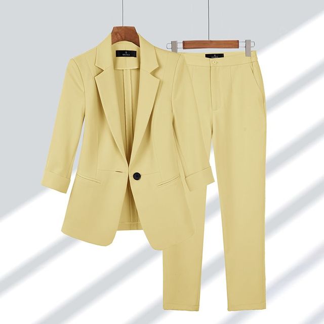 Viktoriya - Ensemble Deux Pièces Composé D'un Blazer Et D'un Pantalon