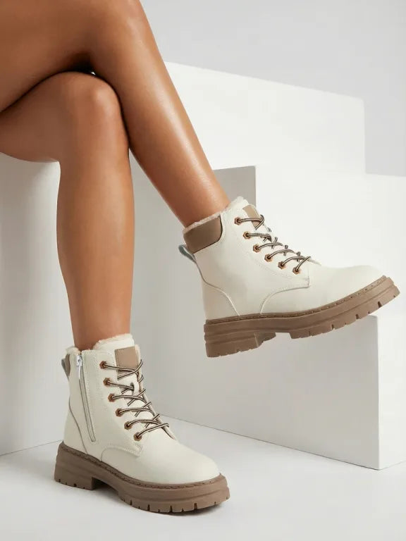 Alosia - Bottines à Lacets et Semelles épaisses