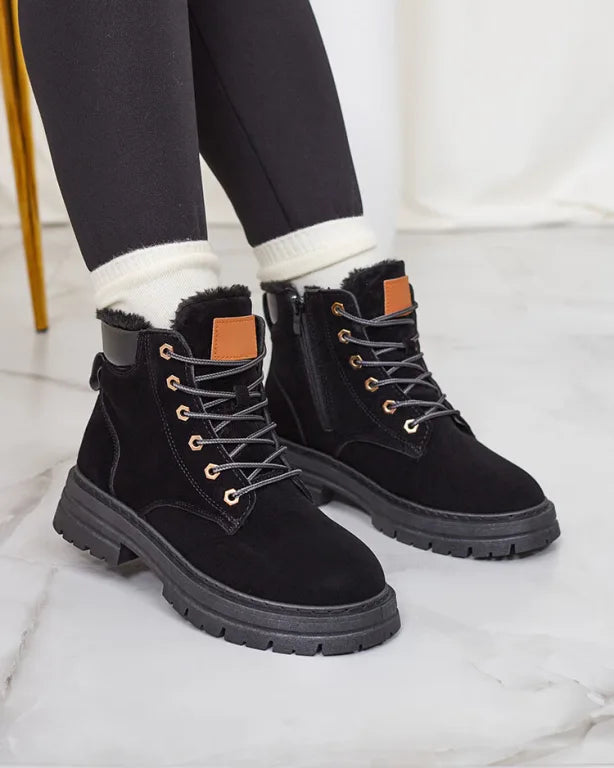 Alosia - Bottines à Lacets et Semelles épaisses
