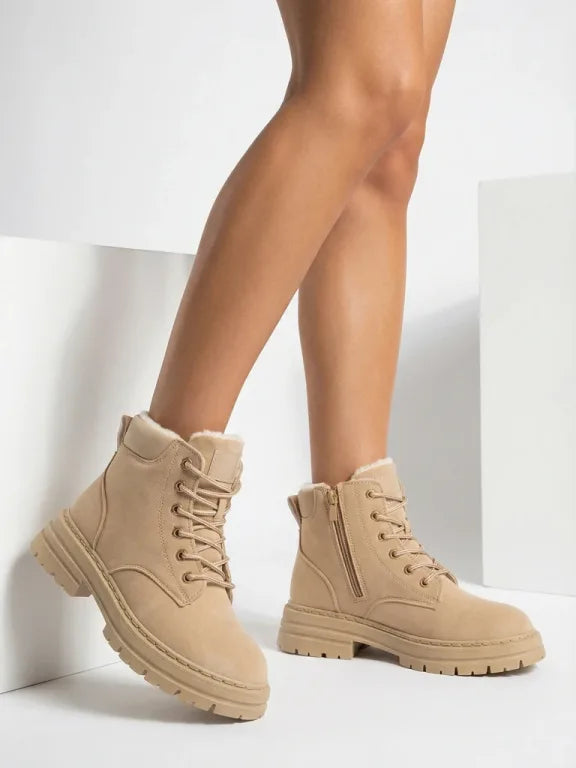 Alosia - Bottines à Lacets et Semelles épaisses