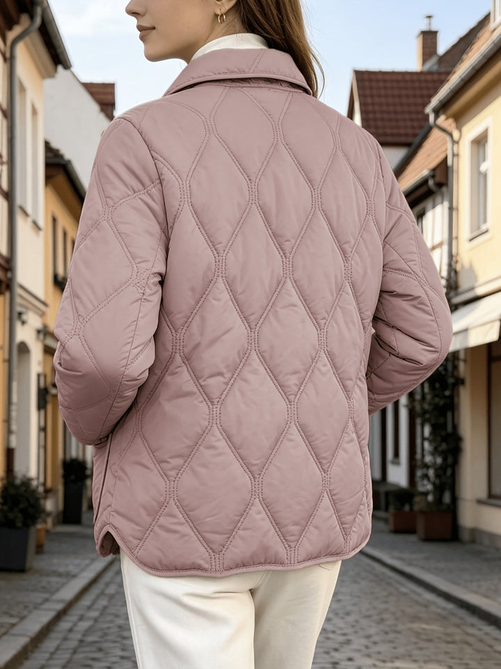 Laurelle - Veste Matelassée Ample Élégante Et Chic