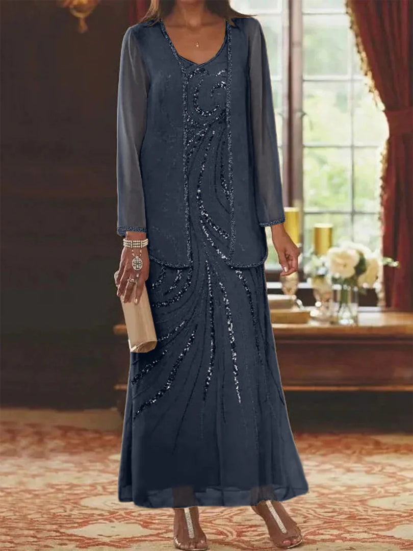 Jungmin - Ensemble Robe en Mousseline